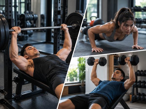 Kombinasikan Push up dan Bench Press